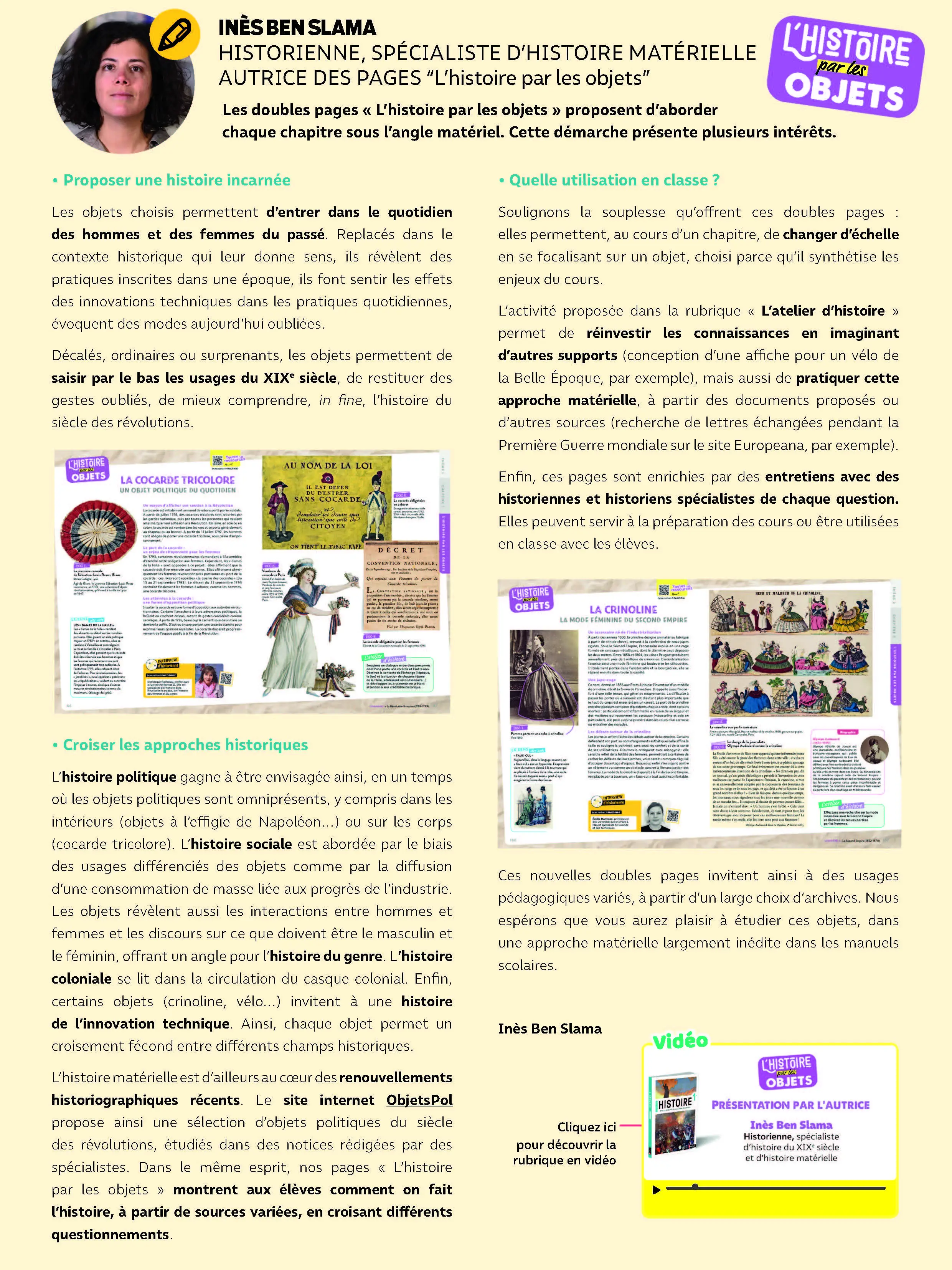 Histoire 1re - G. Le Quintrec - Livre de l'élève - 9782095048778 - L histoire par les objets