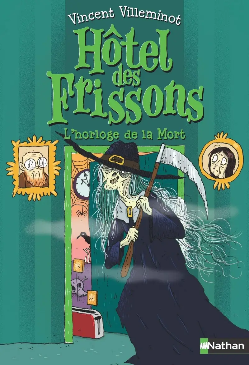L'Hôtel des frissons - L'horloge de la mort -  Tome 9 - roman format poche - Dès 8 ans - Roman - 9782092490594