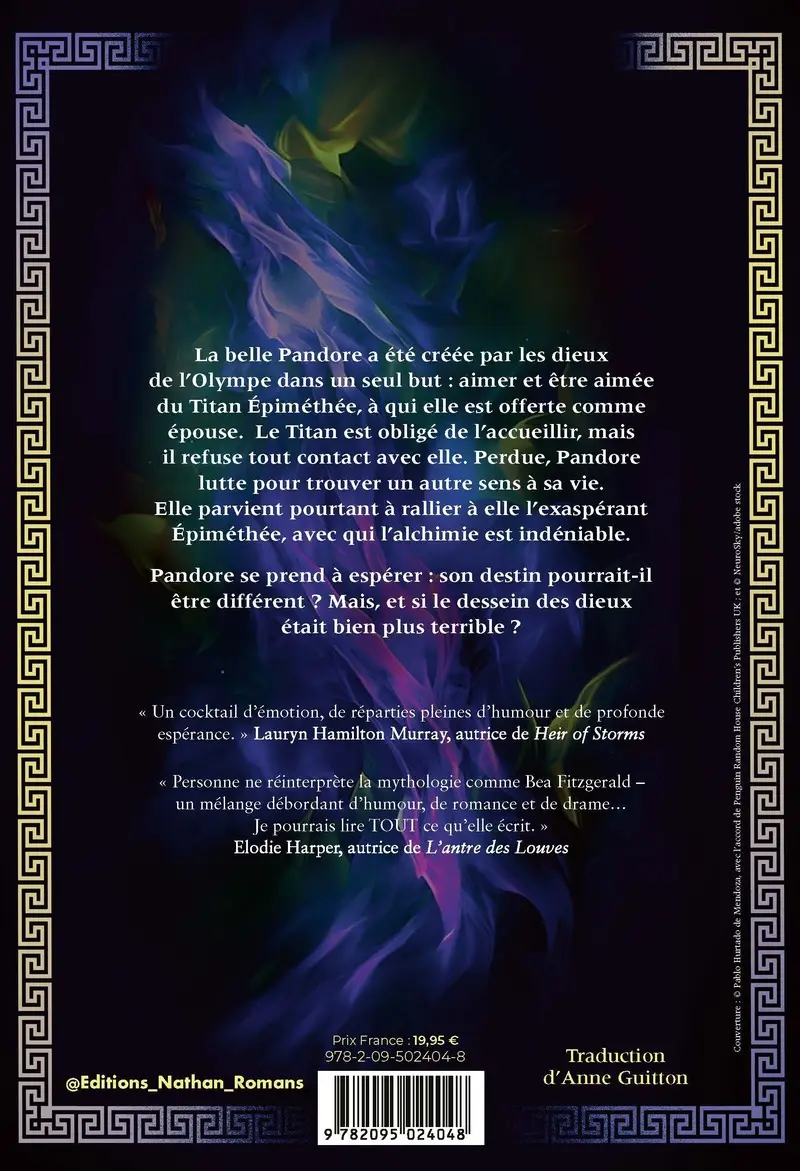 La Beauté du Mal - Une belle histoire d'amour grumpy x sunshine - Dès 14 ans - Roman - 9782095024048 - Couverture verso