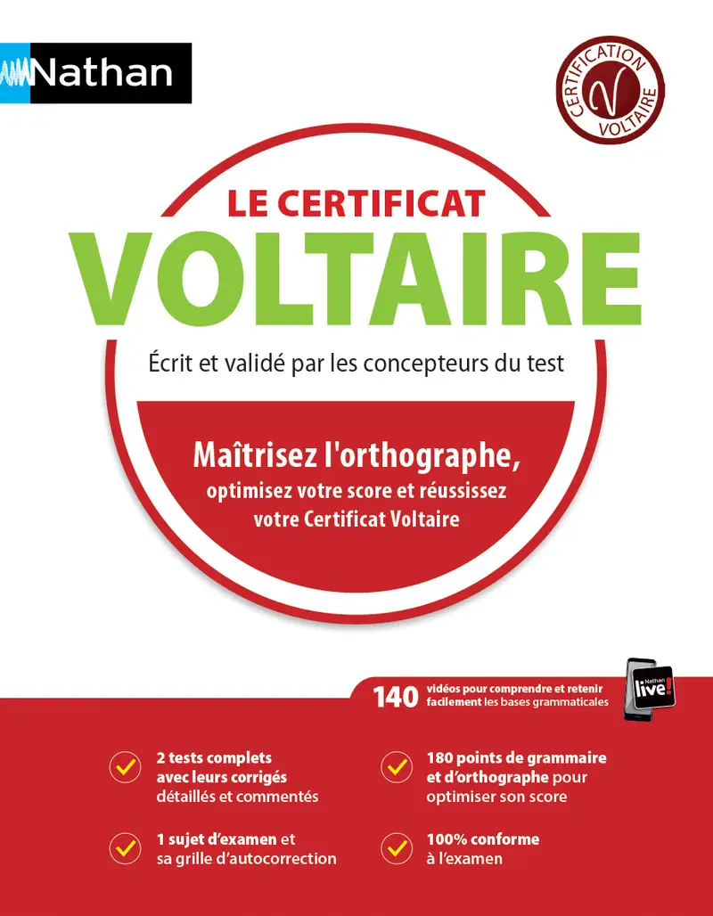 Le certificat Voltaire - Livre - 9782091652580