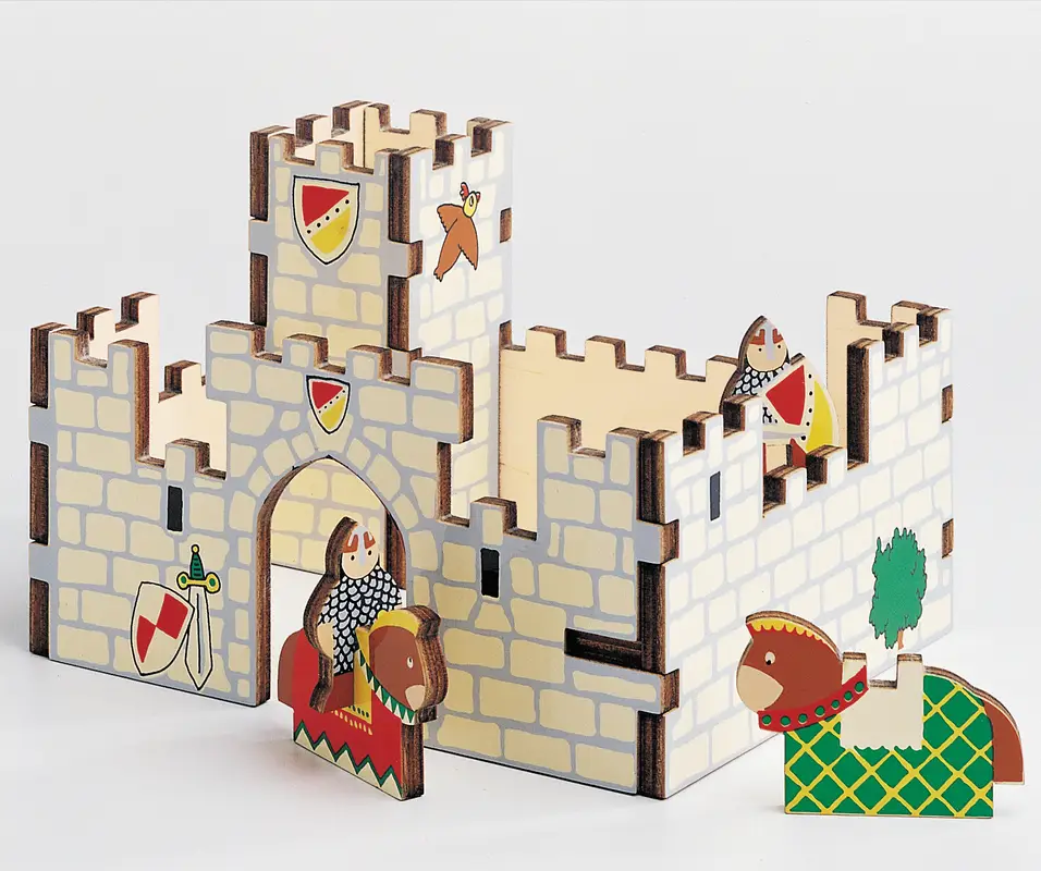 Le château fort  - Jeu - 3133093301147 - Le chateau fort assemblé