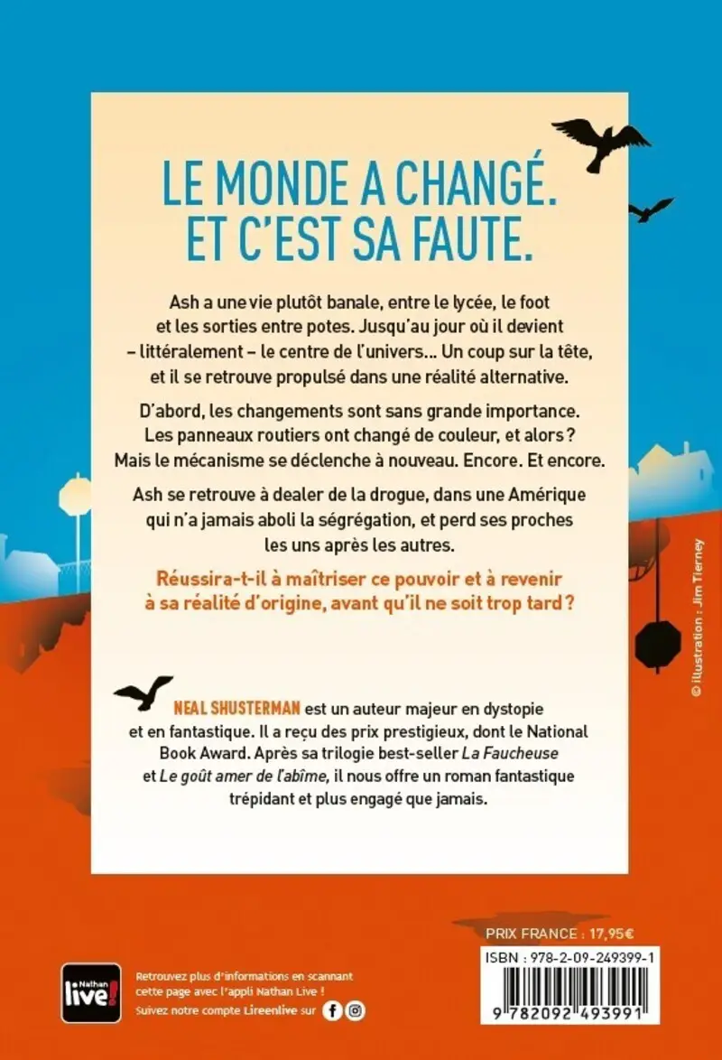 Le déclencheur - Roman fantastique - Ado + - Roman - 9782092493991 - Couverture verso