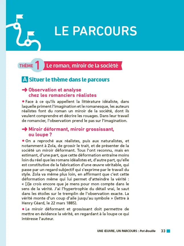 Analyse et étude de l'oeuvre - Pot-Bouille, Zola - Réussir son BAC Français 1re 2027 - Parcours associé « dévoiler les rouages de la société » - Une oeuvre, un parcours - Livre - 9782095064402 - Le Parcours