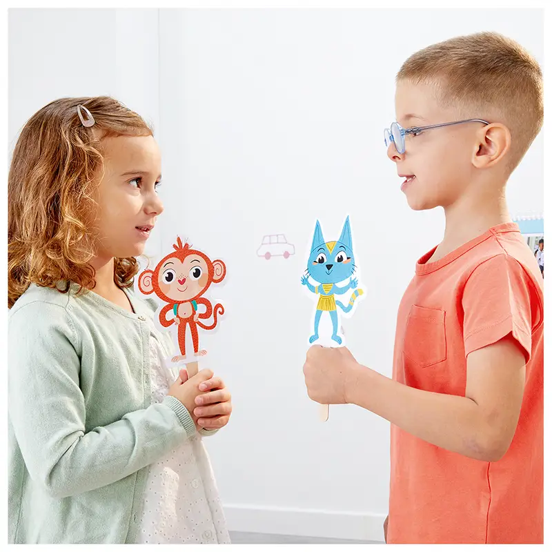 Le tour du monde de Makoo - Rituels d'éveil à la diversité linguistique + Makoo la peluche - Coffret pédagogique - 3133099104902 - 