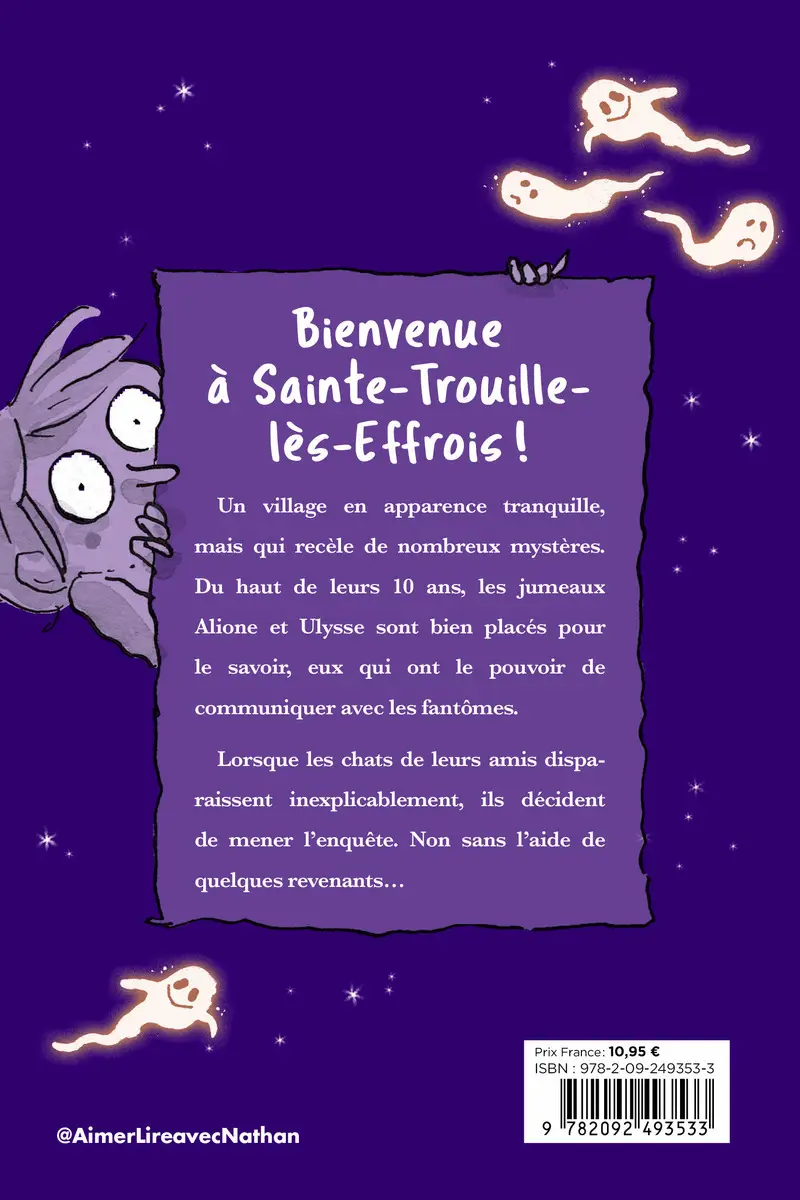 Le village sauve qui peut, Y a plus un chat ! - Roman Grand Format - Dès 9 ans - Roman - 9782092493533 - Couverture verso