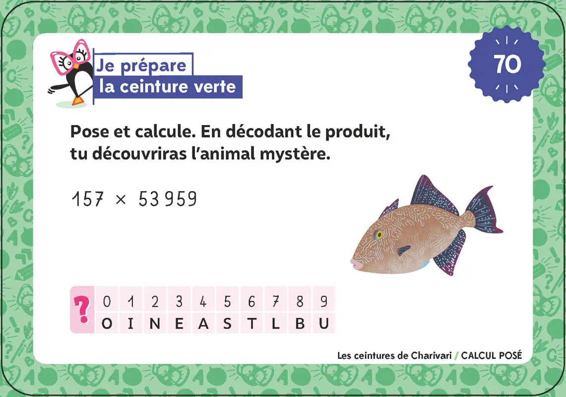 Les ceintures de Charivari CM - Calcul posé - Matériel collectif - 3133099134824 - 