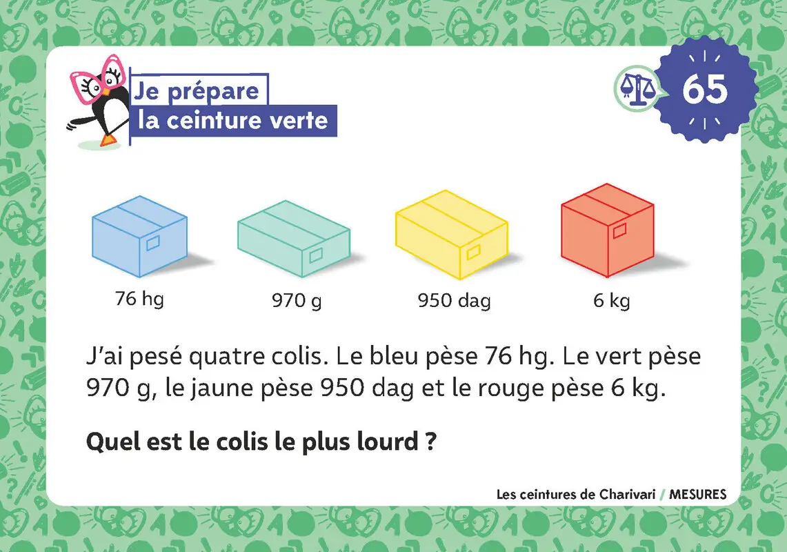 Les ceintures de Charivari CM - Mesures - Matériel collectif - 3133099089261 - 