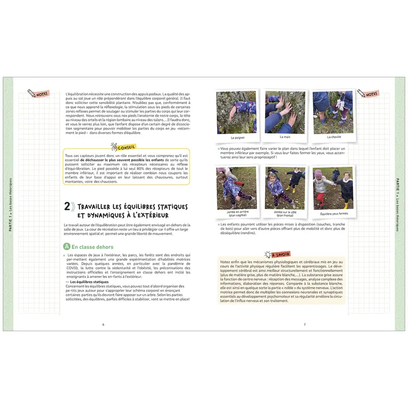 Les clés de l'EPS à  la maternelle - Les équilibres  - Guide pédagogique - 9782095031497 - 