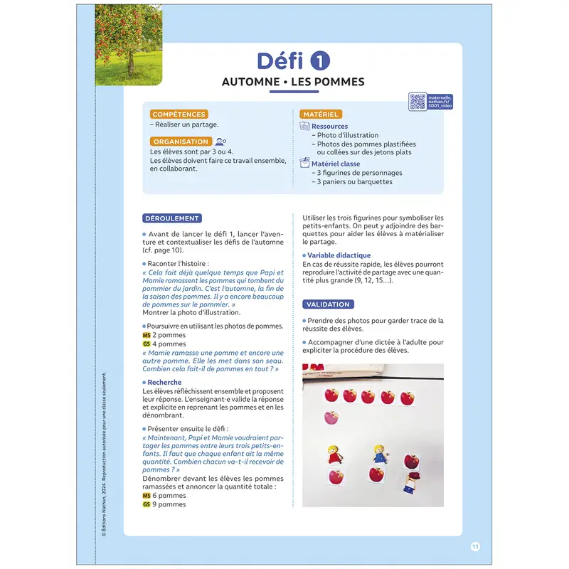 Les défis MHM - Au fil des saisons MS/GS - Fichier de l'élève - 9782095033750 - 