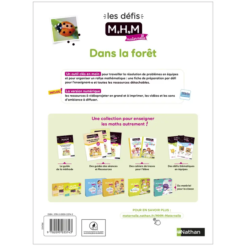 Les défis MHM - Dans la forêt MS/GS - Fichier de l'élève - 9782095033743 - 