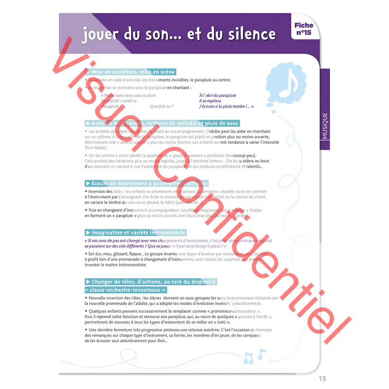 Les Petites percussions en 20 séances - Livre - 3133093801975 - 