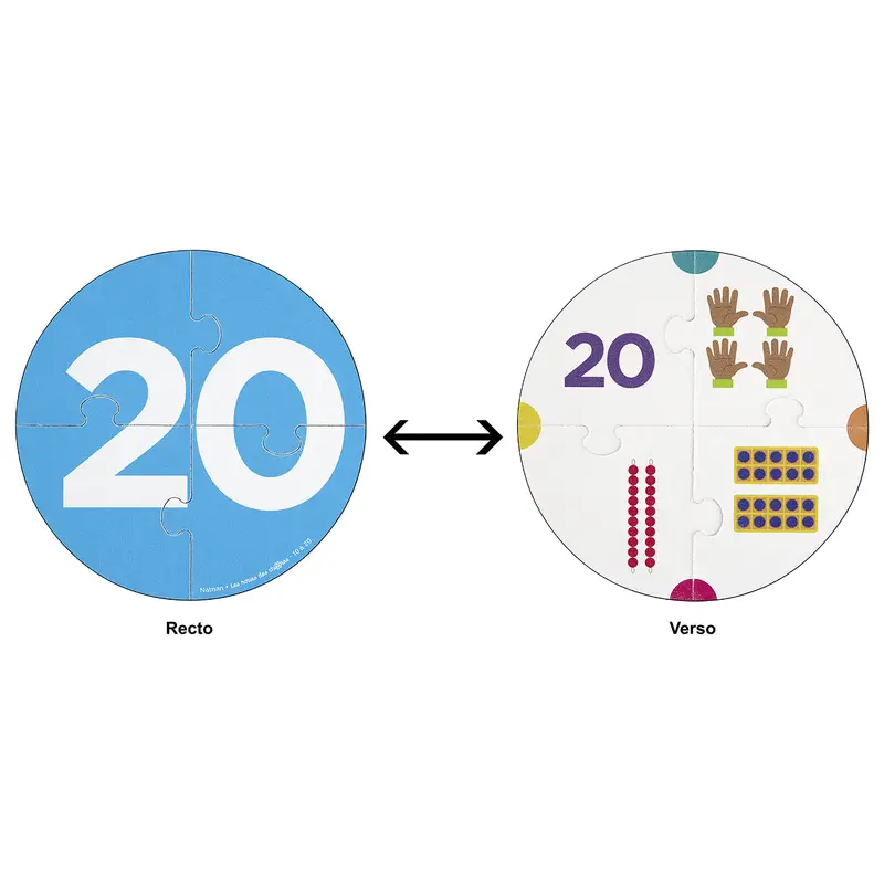 Les roues des nombres - De 10 à 20 - Atelier - 3133093430199 - 