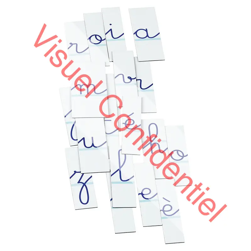 Lettres magnétiques cursives - Atelier - 3133093880666 - 