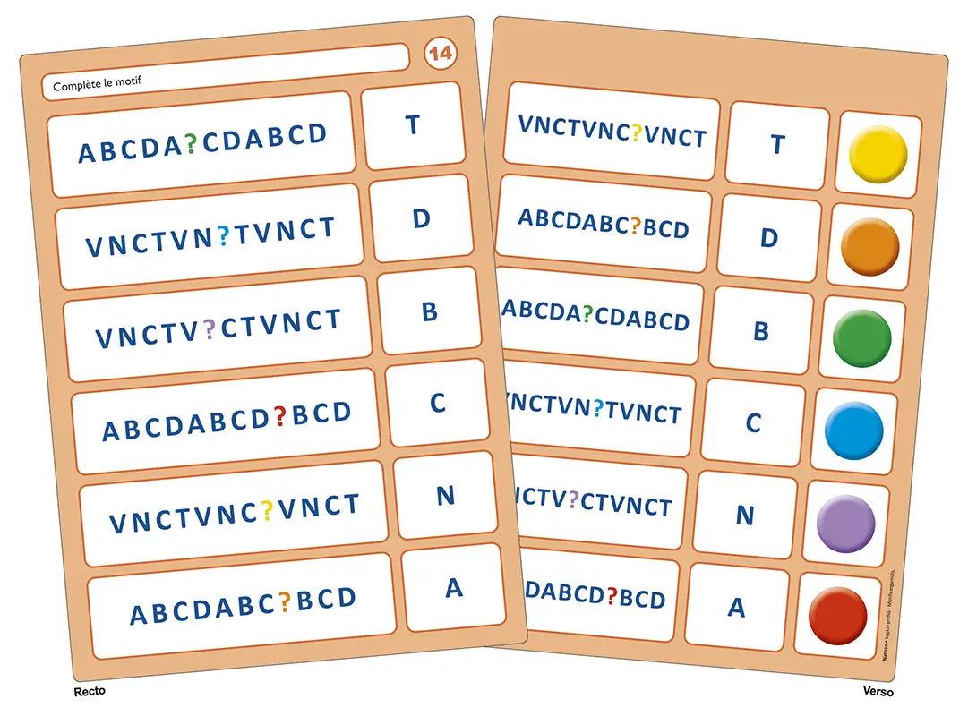 Logico Primo - Motifs organisés MS/GS - Jeu - 3133099143604 - 