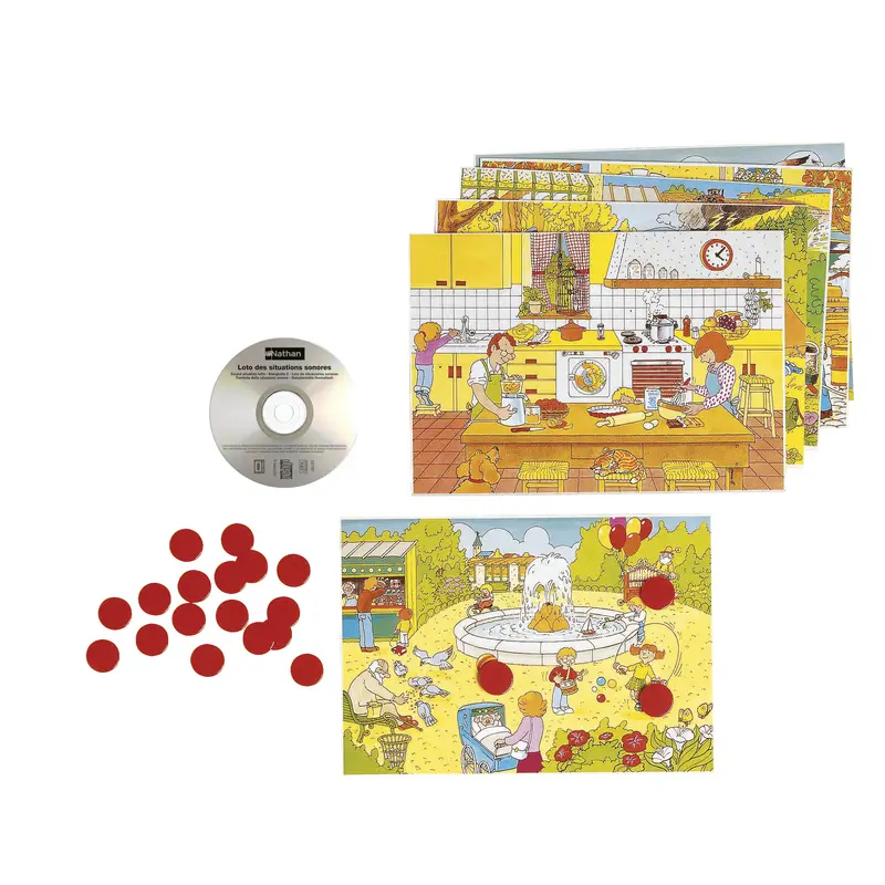 Loto des situations sonores  - Jeu - 3133093371317 - 
