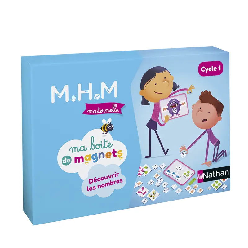 Ma boîte de magnets - Découvrir les nombres - Complément pour 2 enfants - Matériel collectif - 9782091252520