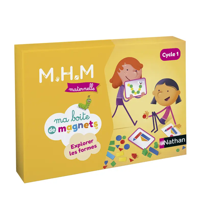 Ma boite de magnets - Explorer les formes - Complément pour 2 enfants - Matériel collectif - 9782091252568