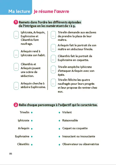 L'île des esclaves - Livre parascolaire - 9782095061517 - ma lecture