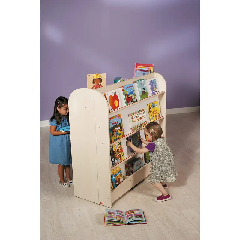 Maxi bibliothèque biface - Teinte bouleau - Équipement - 3133093725431 - CATALOGUE