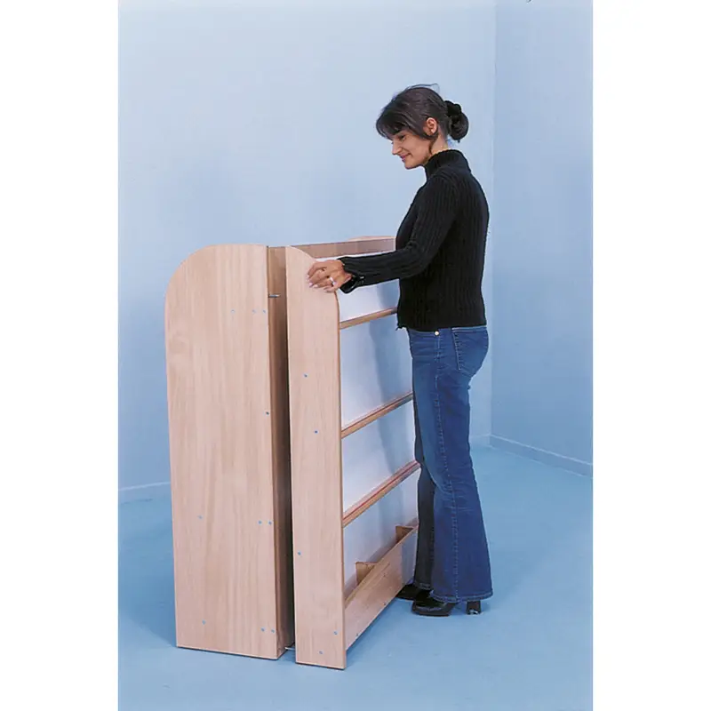 Maxi bibliothèque biface - Teinte hêtre - Équipement - 3133093724502 - 