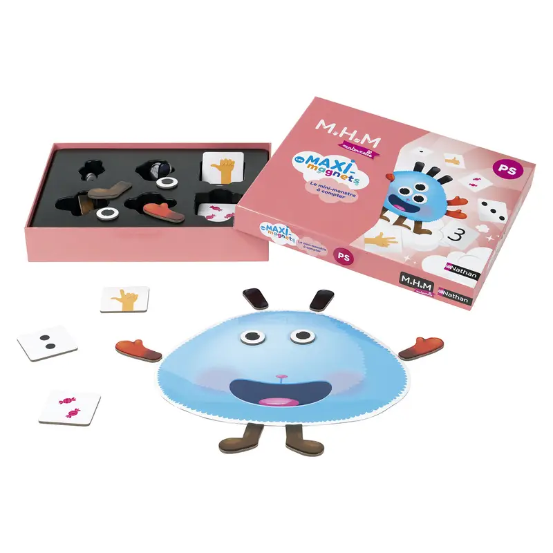 Maxi-magnets - Le mini-monstre à compter PS - Coffret pédagogique - 3133099095118 - 