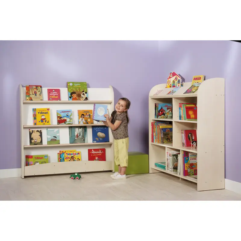 Maxi meuble à étagères - Teinte bouleau - Équipement - 3133093725455 - CATALOGUE