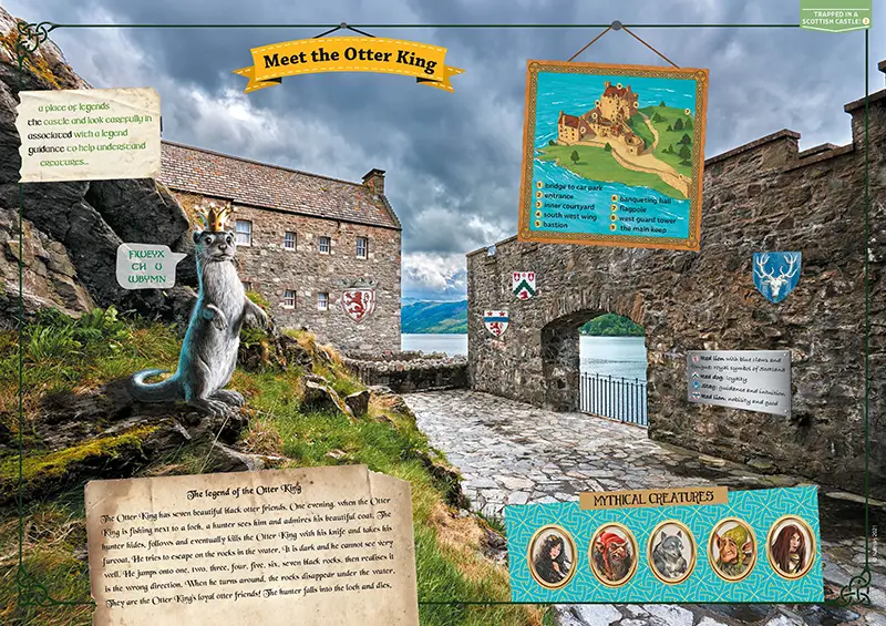 Escape Games Anglais Cycle 4  - Fichier ressources - 9782091780689 - Meet the otter king