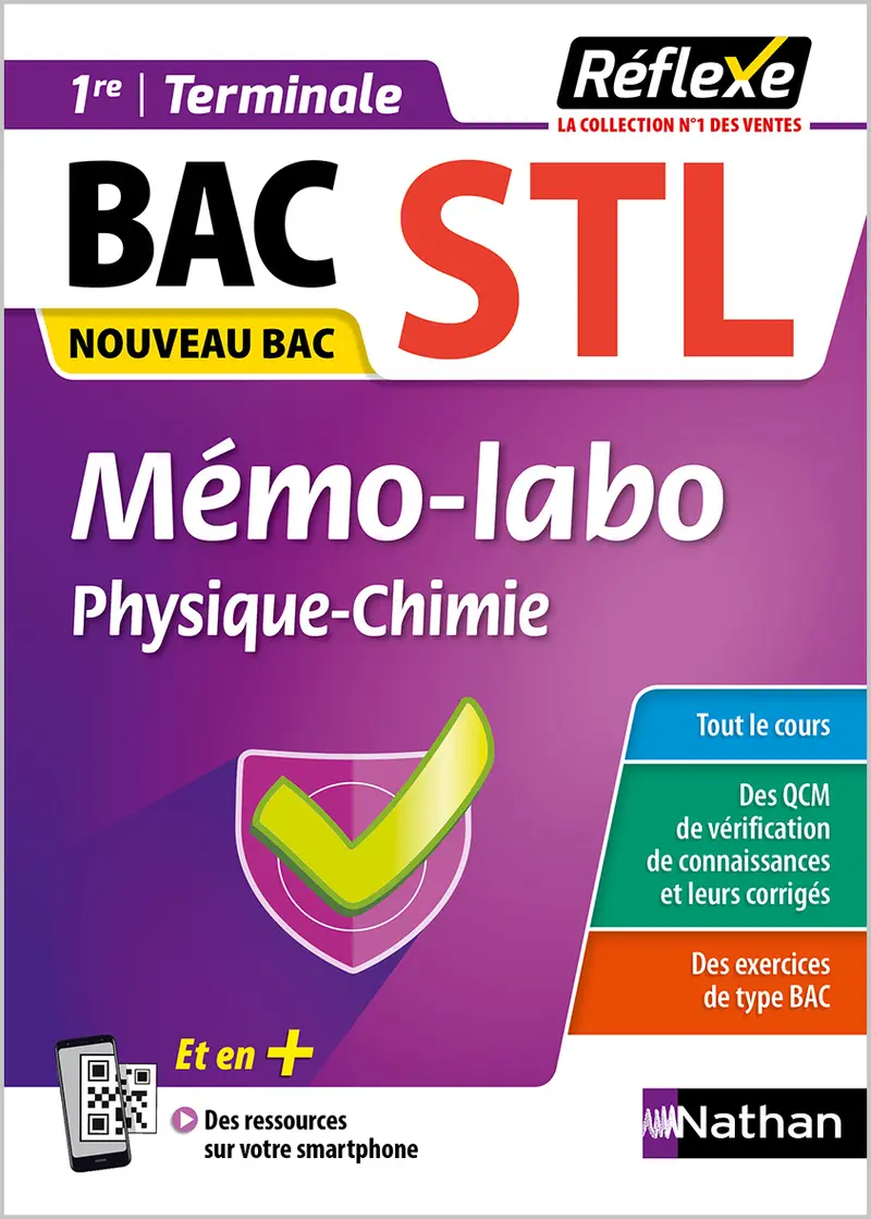 Mémo-Labo - Physique-Chimie - 1re/Tle STL - Réflexe - 2026 - Livre parascolaire - 9782091670775