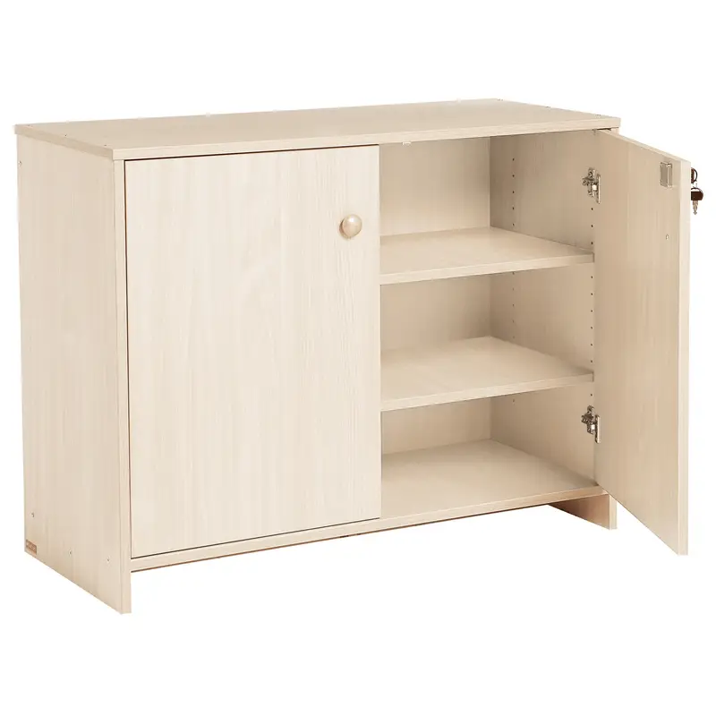 Meuble bas à portes - Teinte bouleau - Équipement - 3133093725691 - CATALOGUE