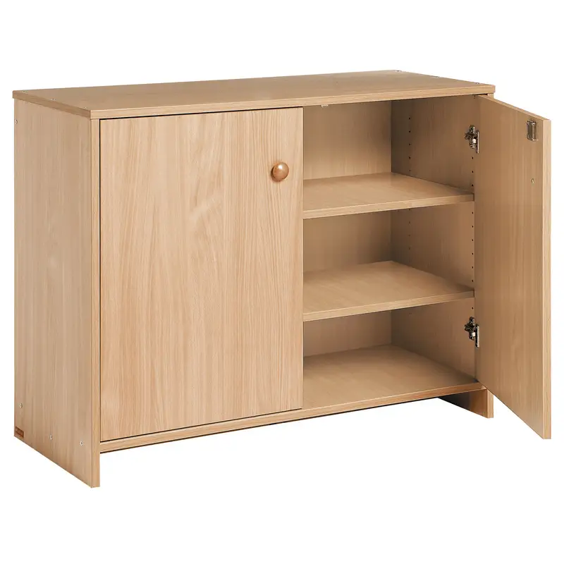 Meuble bas à portes - Teinte hêtre - Équipement - 3133093725325 - CATALOGUE