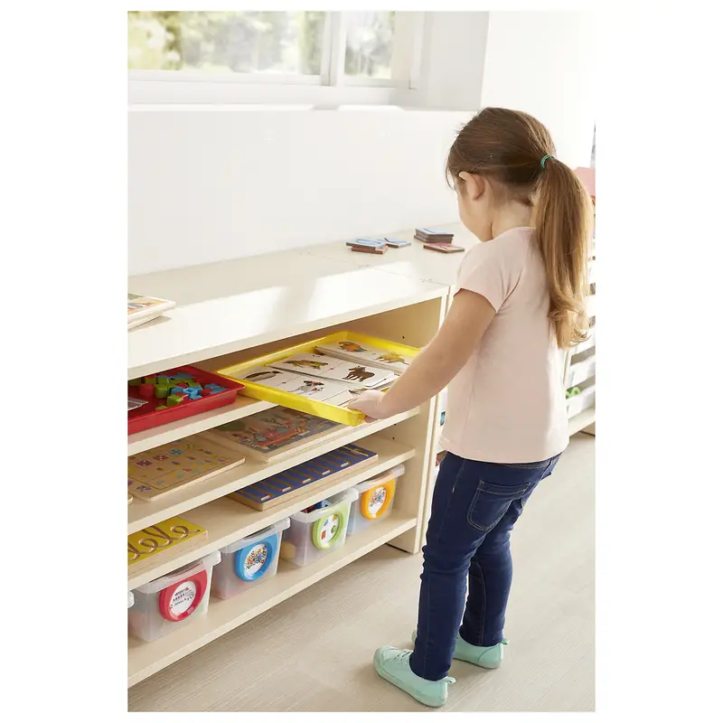 Meuble d'activités à étagères - Teinte bouleau - Équipement - 3133093722645 - 