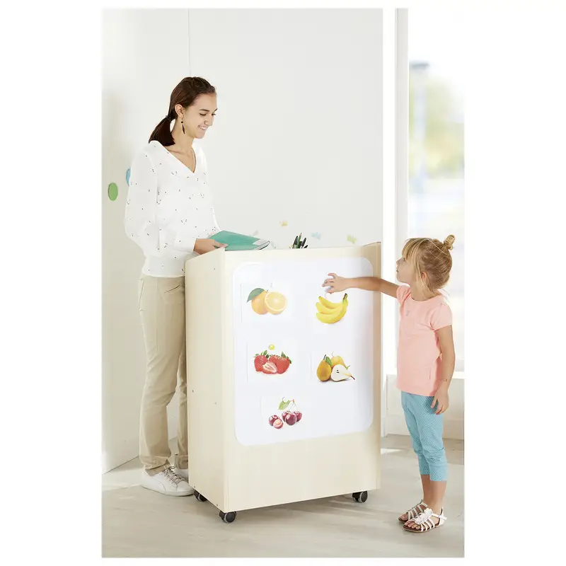 Meuble de l'enseignant Flexible  + Tableau blanc repositionnable magnétique - Équipement - 3133093729446 - 