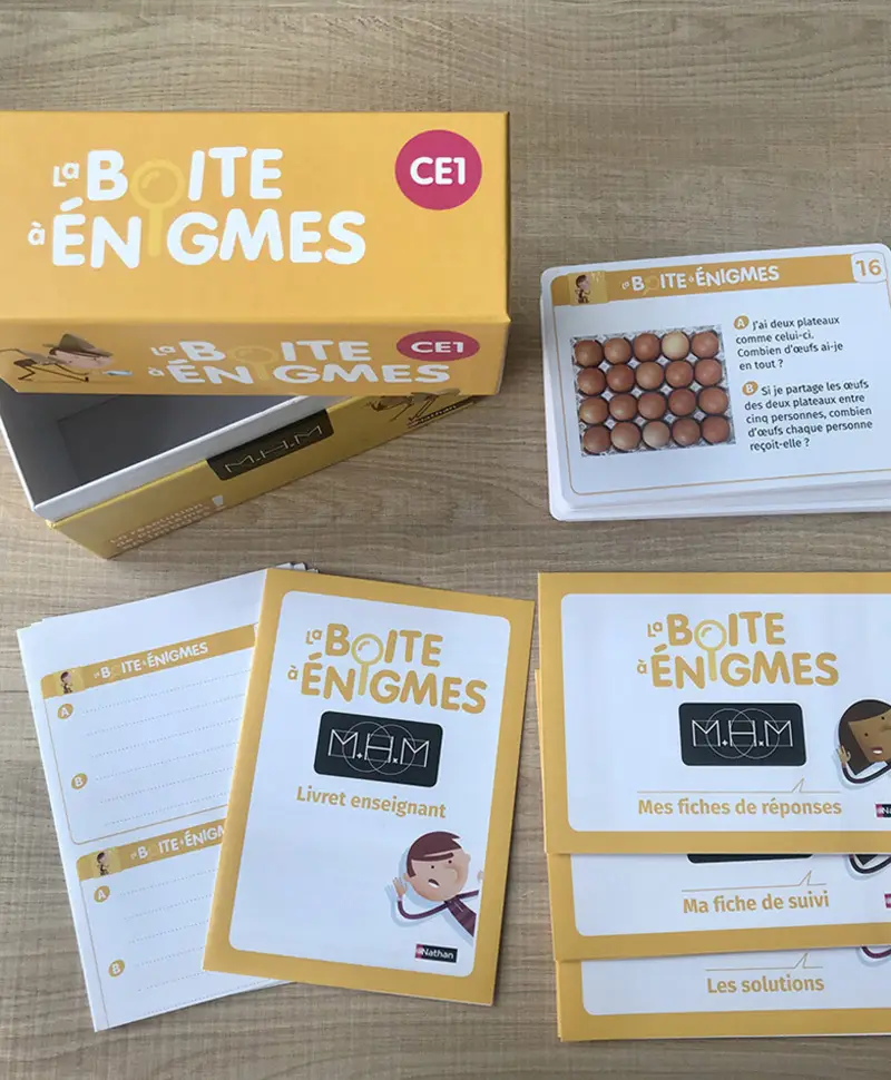 MHM - La boite à énigmes CE1 - Matériel collectif - 3133091244231 - 