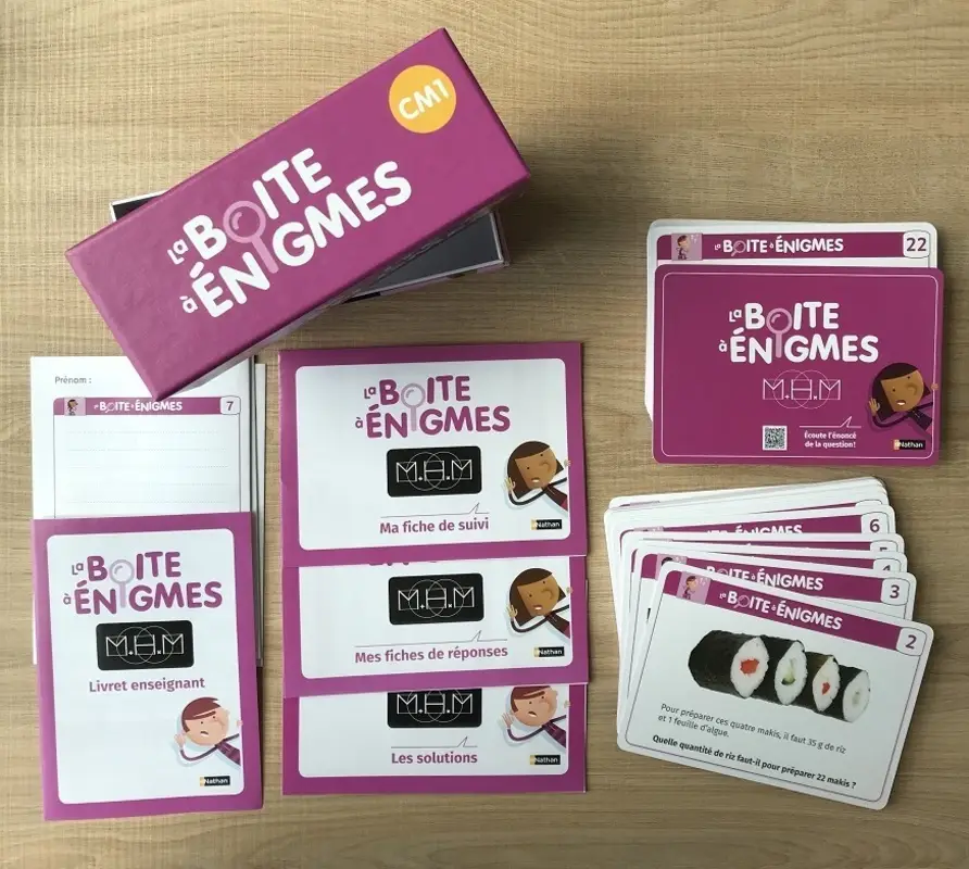 MHM - La boite à énigmes CM1  - Matériel collectif - 3133091244255 - 