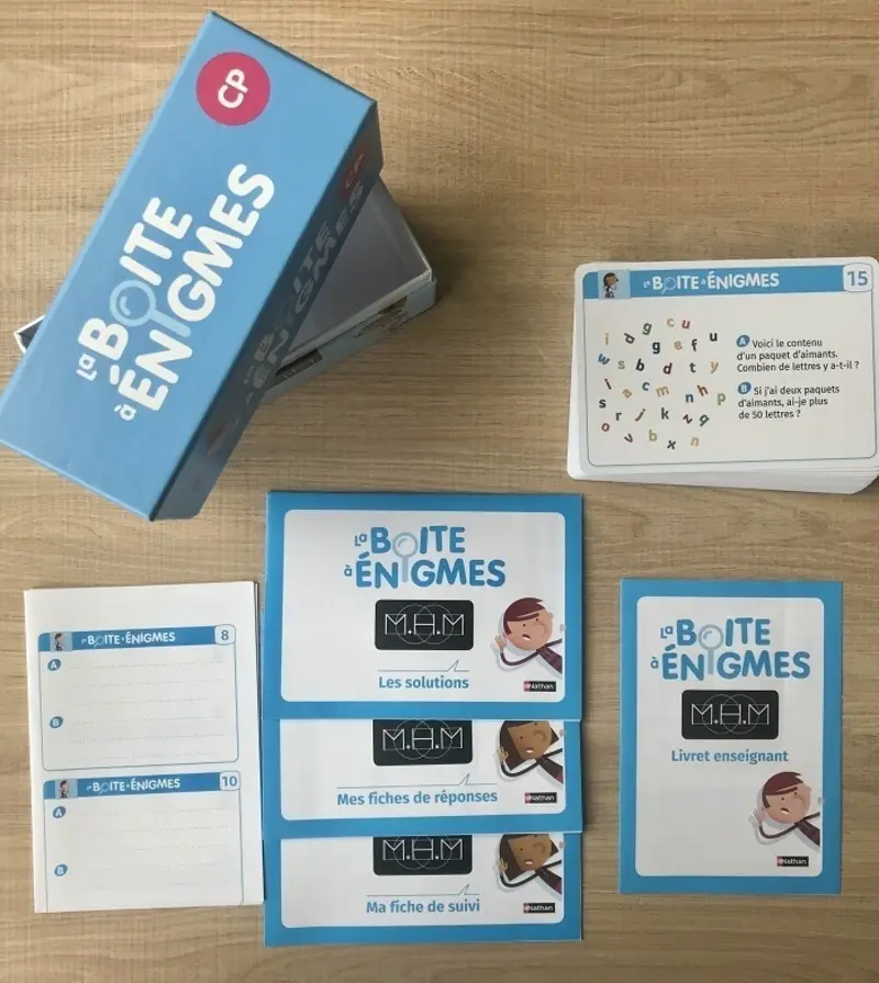 MHM - La boite à énigmes CP  - Matériel collectif - 3133091244224 - 