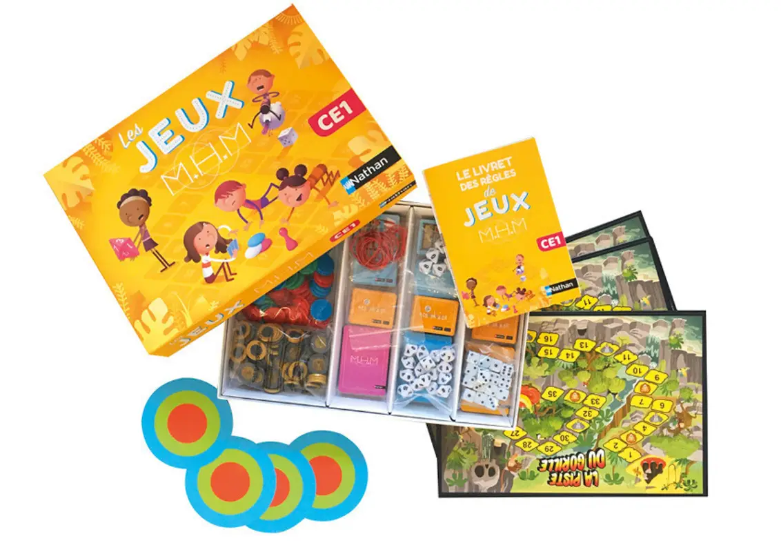 MHM - Ma boite de jeux CE1  - Matériel collectif - 3133091242244 - 