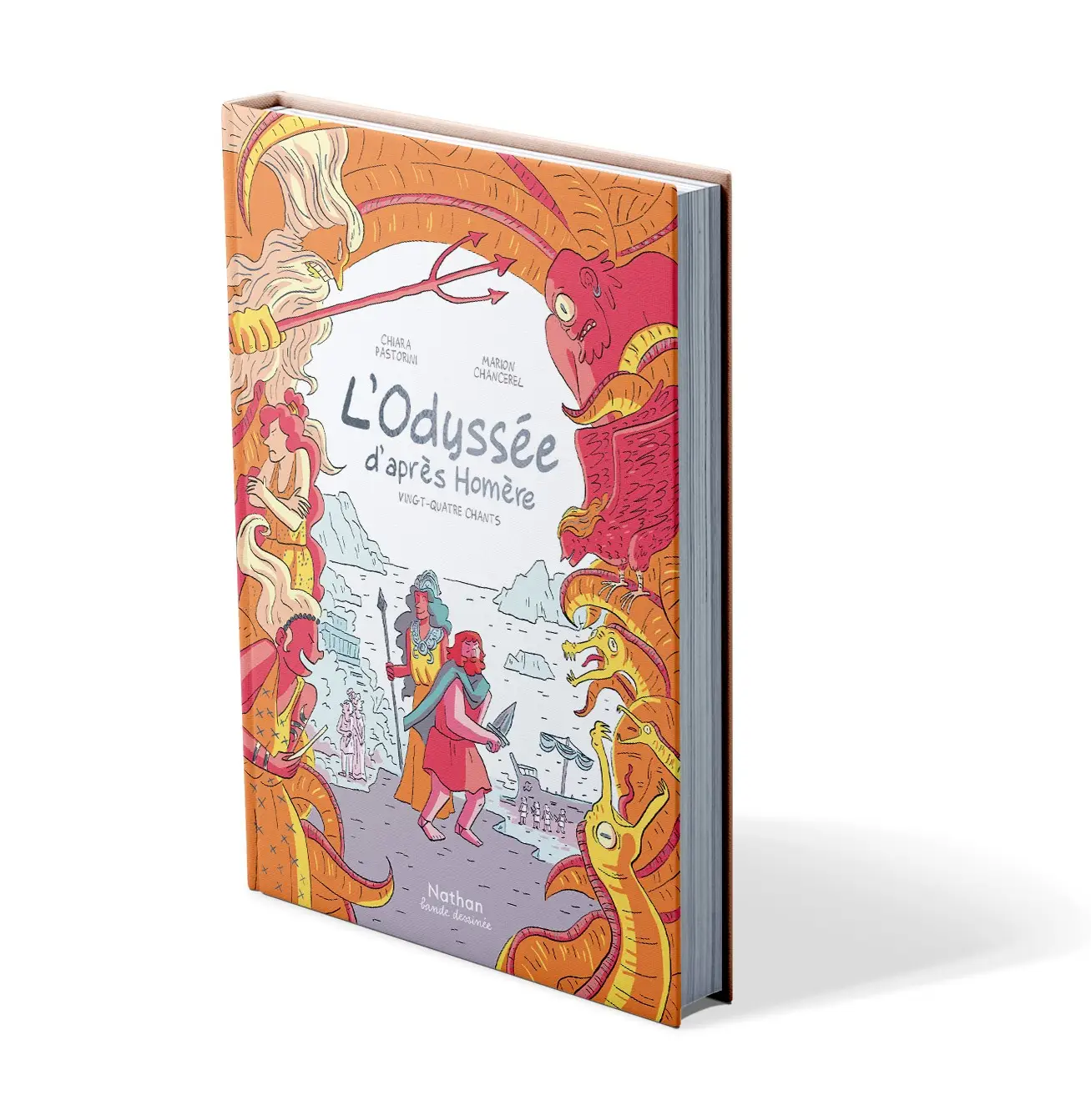 L'Odyssée d'après Homère - Le retour d'Ulysse : ce que le mythe nous raconte vraiment ! Dès 10 ans - BD - 9782095049942 - mockup