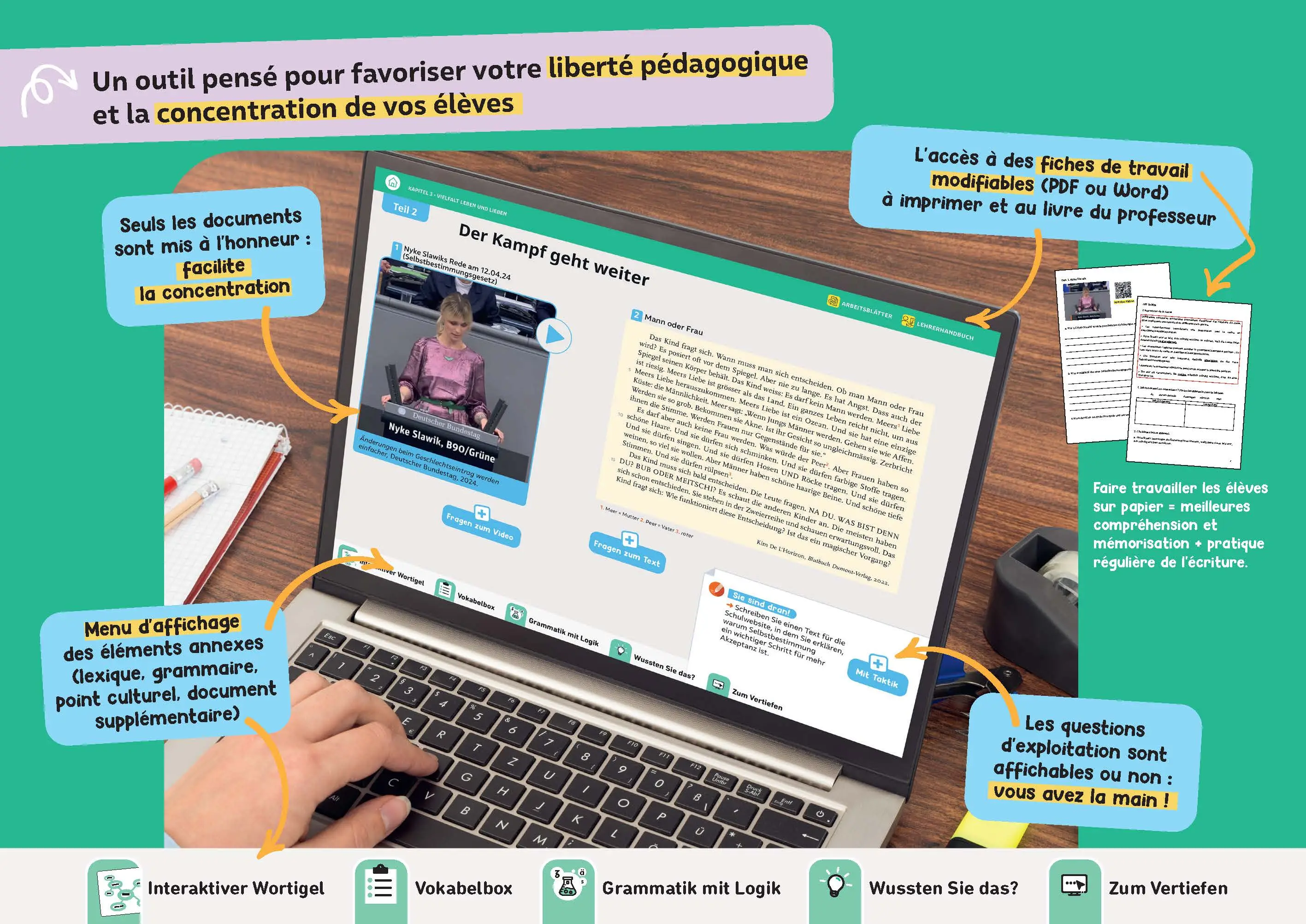 Moduleo Allemand 1re - Licence numérique - 3133099158530 - Moduleo 3