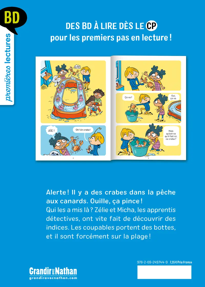 Moi et ma super bande - La machine magique - Aventures et fous rires à l'école ! - Dès 7 ans - Roman - 9782095049256 - Couverture verso