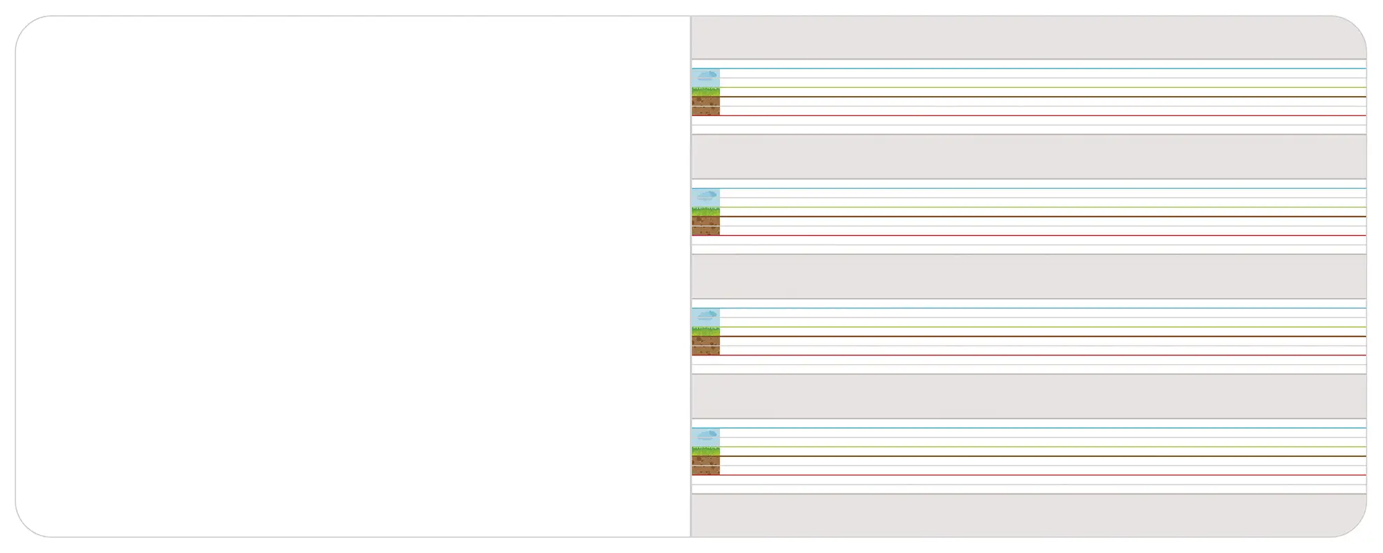 Mon cahier bandes lignées 3 mm - Atelier - 9782095065133 - 