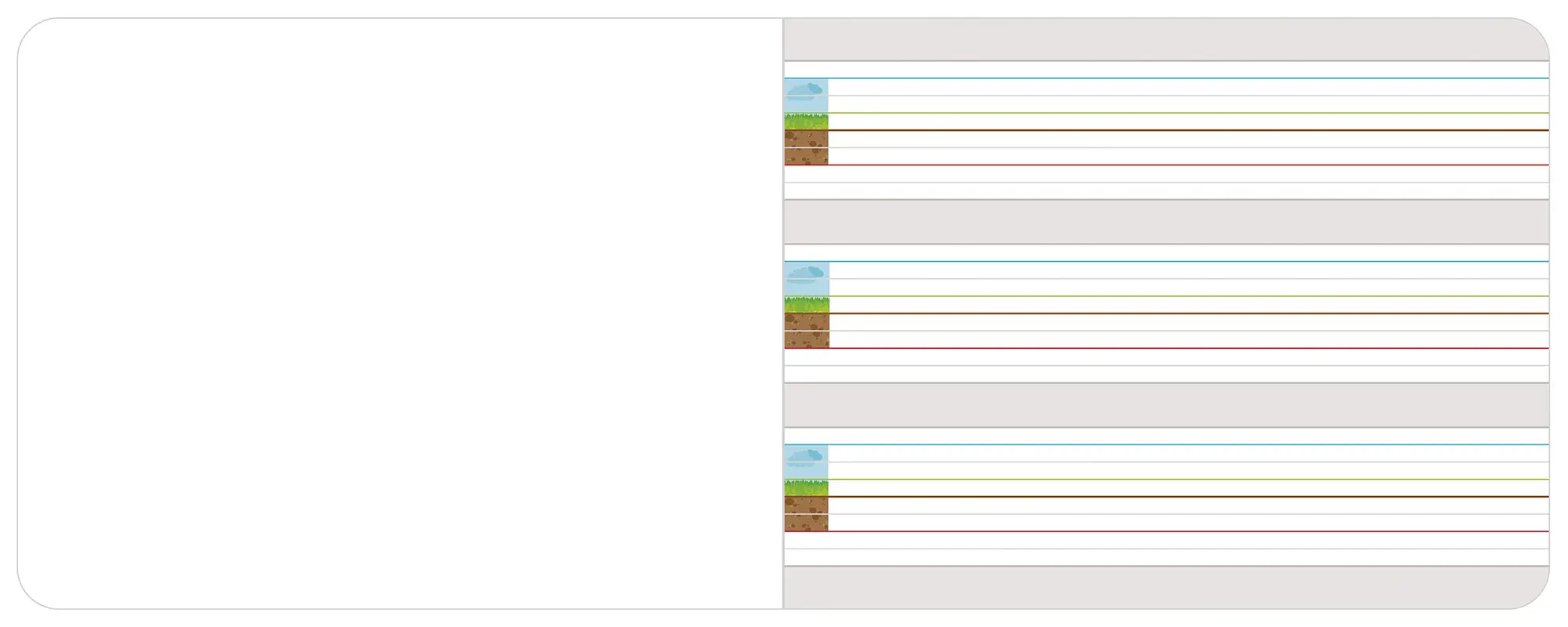 Mon cahier bandes lignées 5 mm - Atelier - 9782095065126 - 