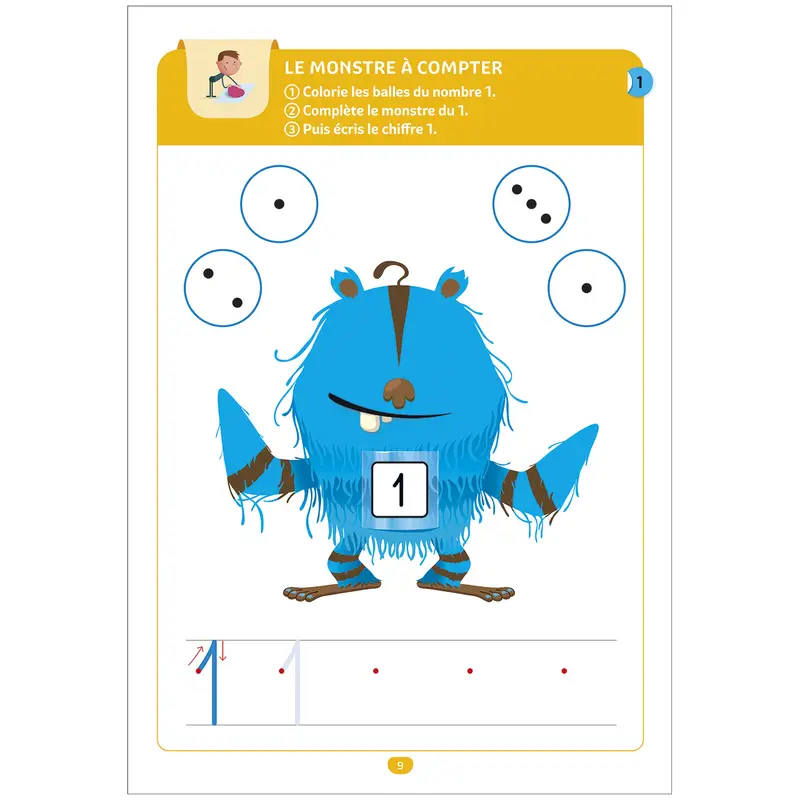 Mon premier cahier de maths MS - Cahier d'activités - 9782095033774 - 