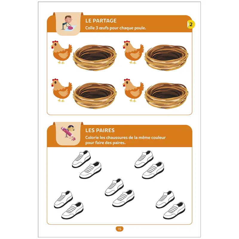 Mon premier cahier de maths MS - Cahier d'activités - 9782095033774 - 