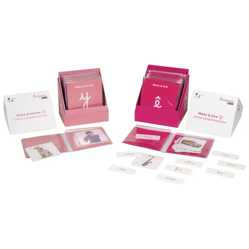 Mots à écrire et Mots à lire 2 - Lettres complémentaires - Coffret pédagogique - 3133091251703 - 