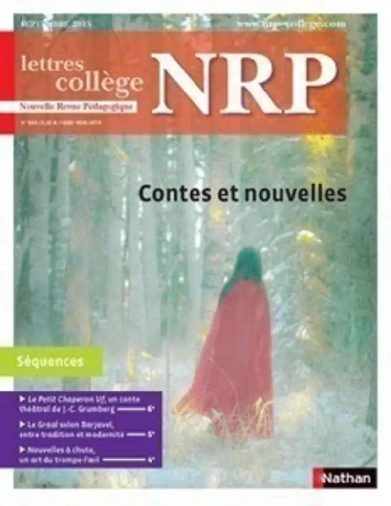 NRP Collège - Contes et nouvelles - Septembre 2015 (Format PDF) -  - 9782091117225