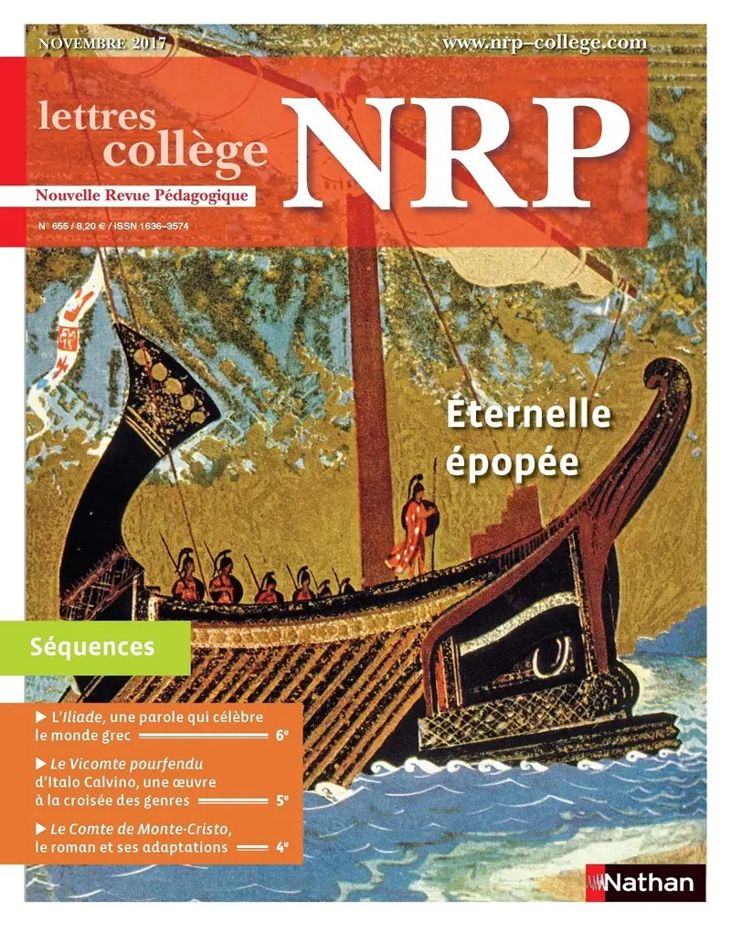 NRP Collège - Eternelle épopée - Novembre 2017 - ( Format PDF ) -  - 9782091150062