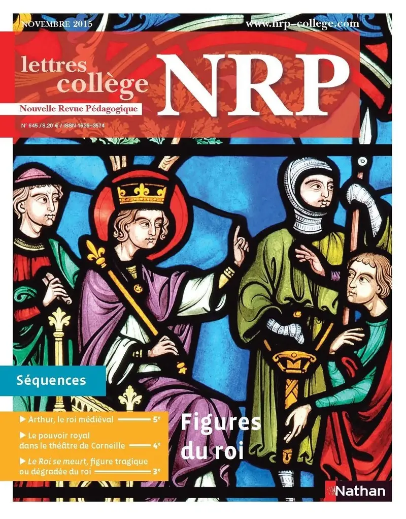 NRP Collège - Figures du roi - Novembre 2015 (Format PDF) -  - 9782091117249
