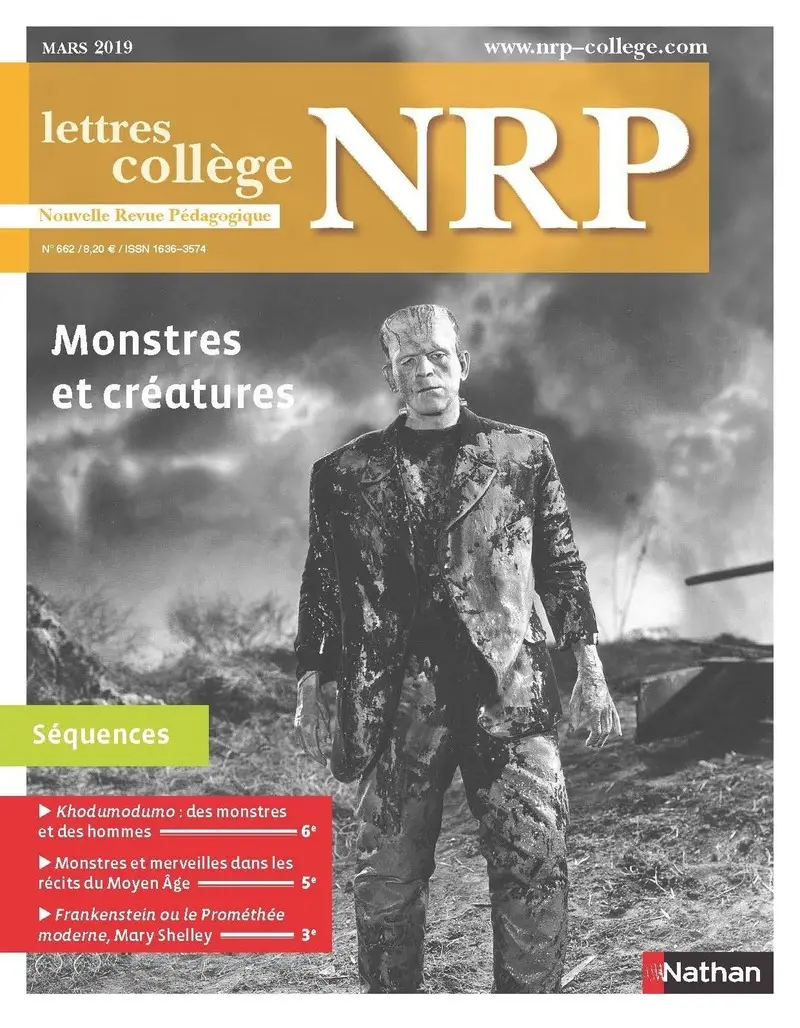 NRP Collège - Monstres et créatures - Mars 2019 - (Format PDF) -  - 9782091150611