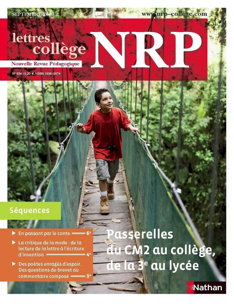 NRP Collège - Passerelles - Septembre 2013 (Format PDF)  -  - 9782091116228