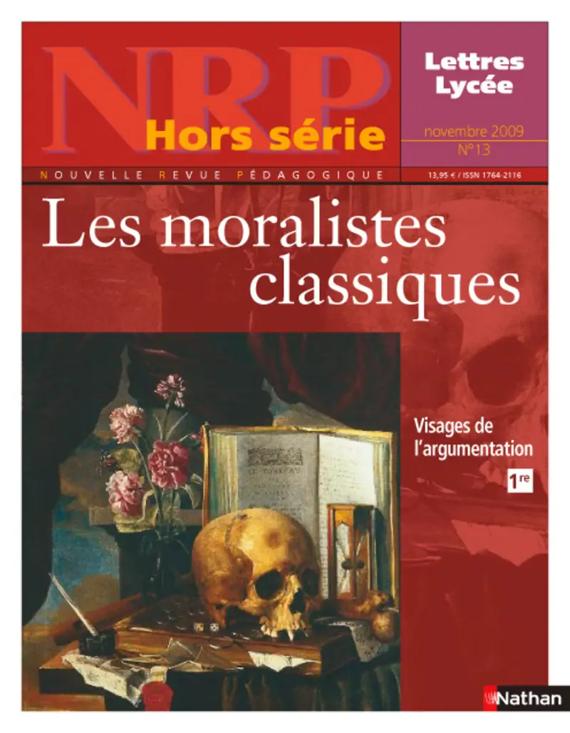 NRP Hors-Série Lycée - Les moralistes classiques - Novembre 2009 (Format PDF) -  - 9782091083988